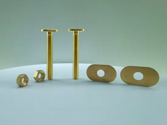 5/16" X 2.1/4" Solid Brass Toilet Floor Bolt